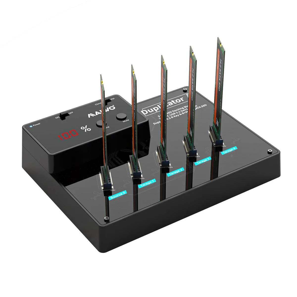 MAIWO MAIWO 5 Bay M.2 SATA SSD Docking Station — product photo