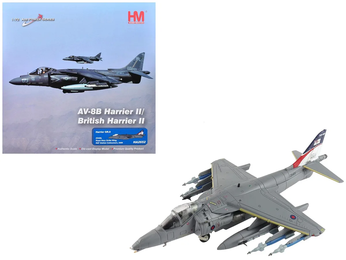 Hobby Master Hobby Master Harrier GR.9 ZD406 2009 1/72 Diecast Model — product photo