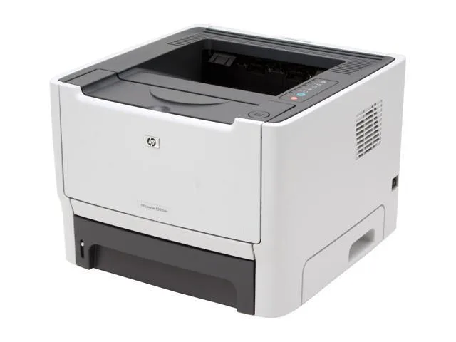 White rectangular office laser printer with toner bundle