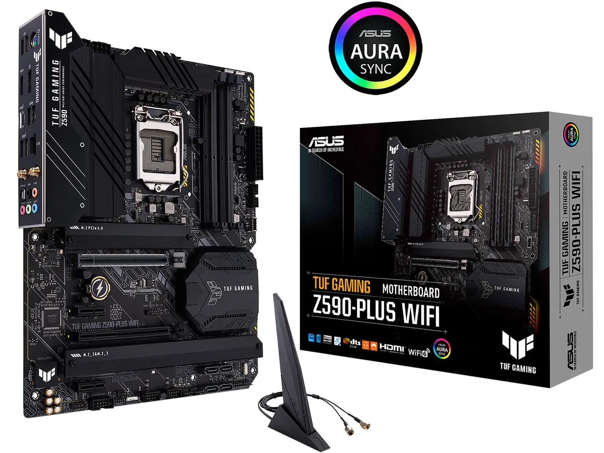 ASUS ASUS TUF GAMING Z590-PLUS WIFI Intel motherboard LGA 1200 ATX — product photo
