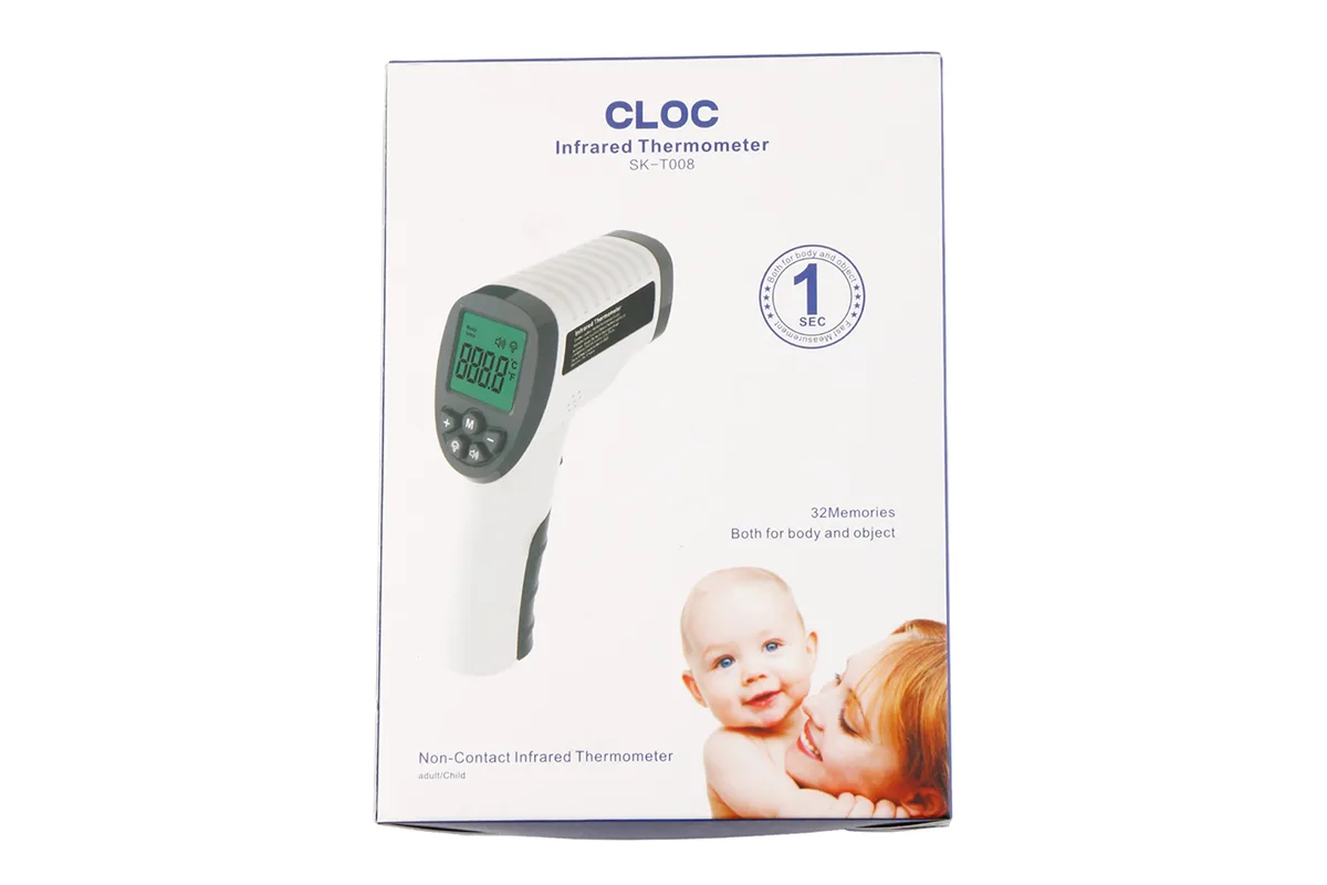 Others Others SK-T008 Infrared Thermometer White 32.0-42.9°C ±0.2/0.3°C — product photo