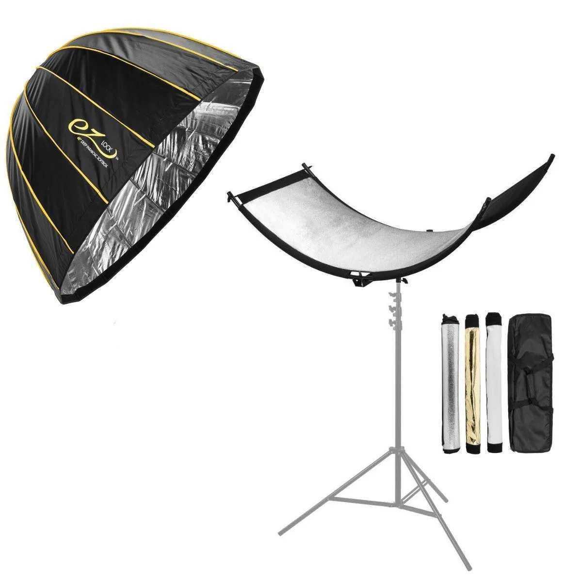 Glow Edge Glow Edge EZ Lock 48" Deep Parabolic Softbox + ArcLight II Reflector Kit — product photo