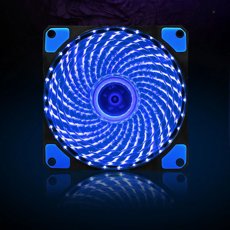 EN-Labs EN-Labs 11-001-371BL 120mm Blue LED case fan 33 LEDs 3-pin — product photo