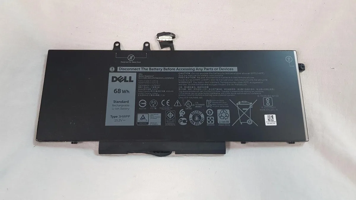 TOPKTEAM TOPKTEAM 68Wh 3HWPP laptop battery for Dell Latitude 5401 5501 5411 5511 5410 5510 Precision 3541 3551 — product photo