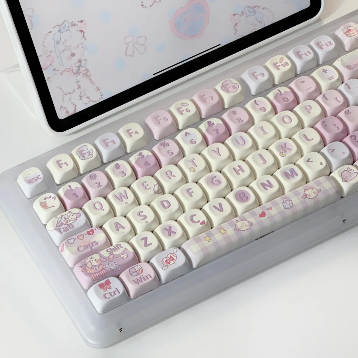 BFKK BFKK Purple Love PBT Keycaps XOA Profile 131 Keys — product photo