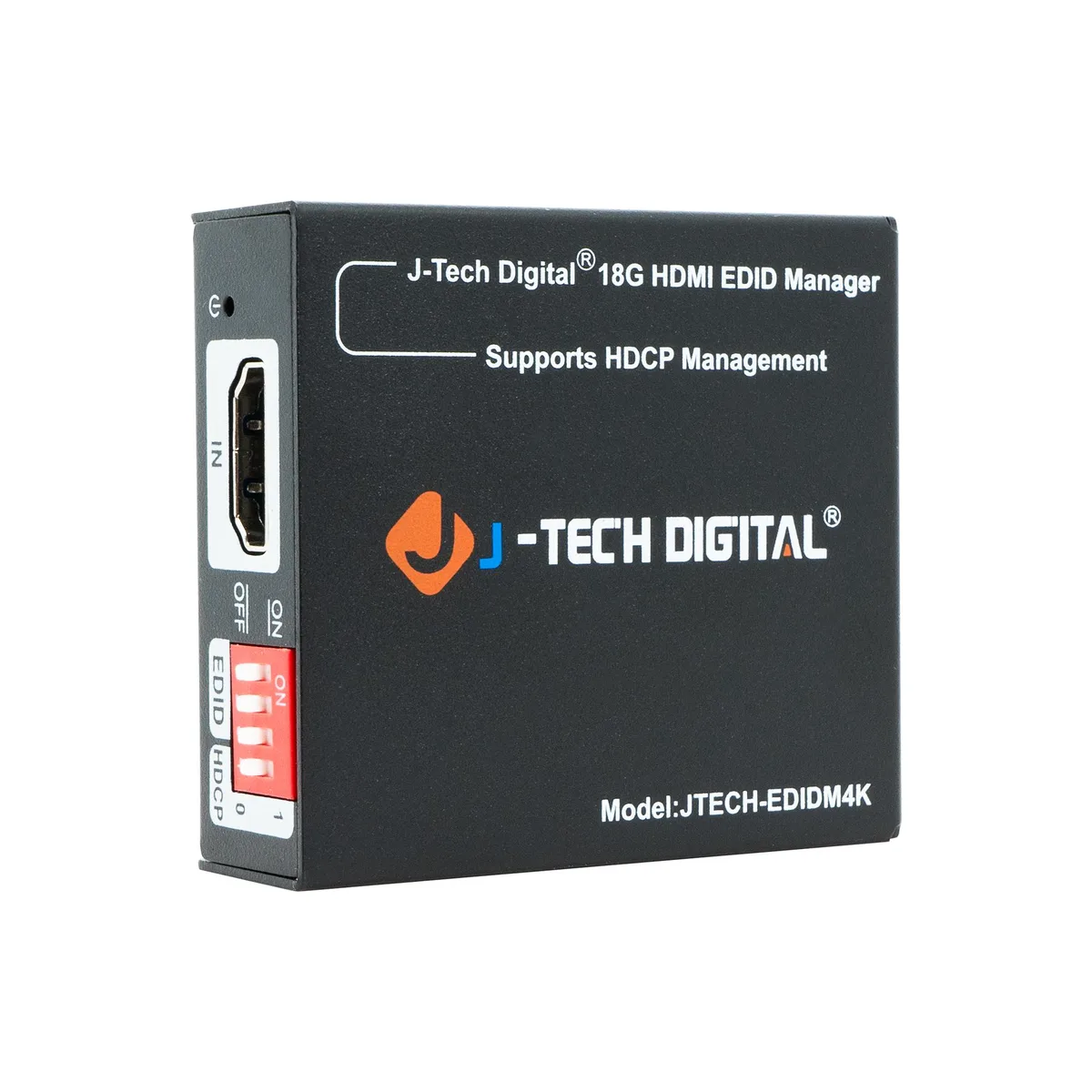 J-Tech Digital Inc. J-Tech Digital HDMI EDID Emulator Manager 4K60Hz 8 EDID Modes — product photo