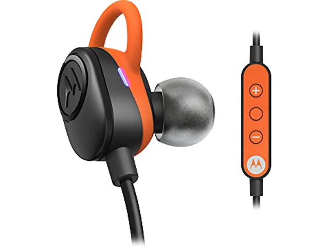 Motorola Motorola SH011FL Verve Loop Wireless Earbuds Black/Orange — product photo