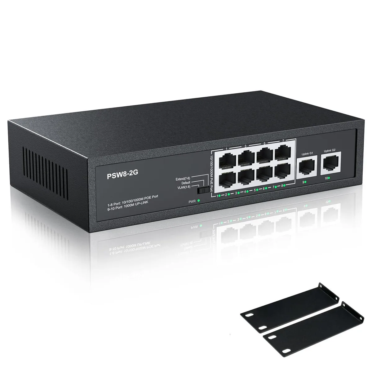 NETGEAR ProSafe 8-port Gigabit PoE+ switch 120W — product photo