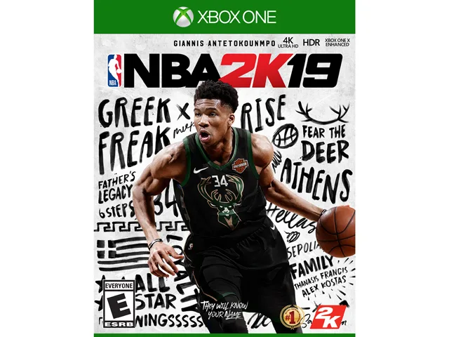 2K GAMES 2K GAMES XB1NBA2K19 NBA 2K19 xbox one video game — product photo