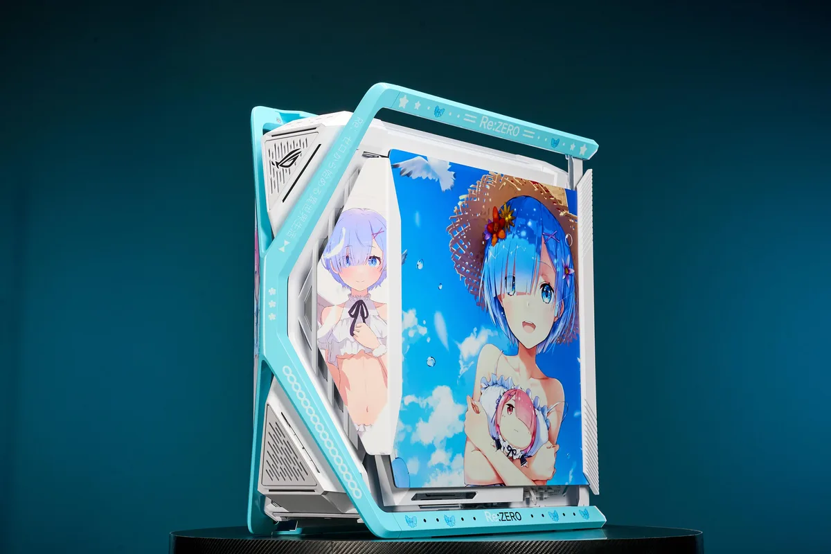Corn Electronics Corn Electronics GR701 E-ATX PC case 420 mm dual radiator four 140 mm fans White — product photo