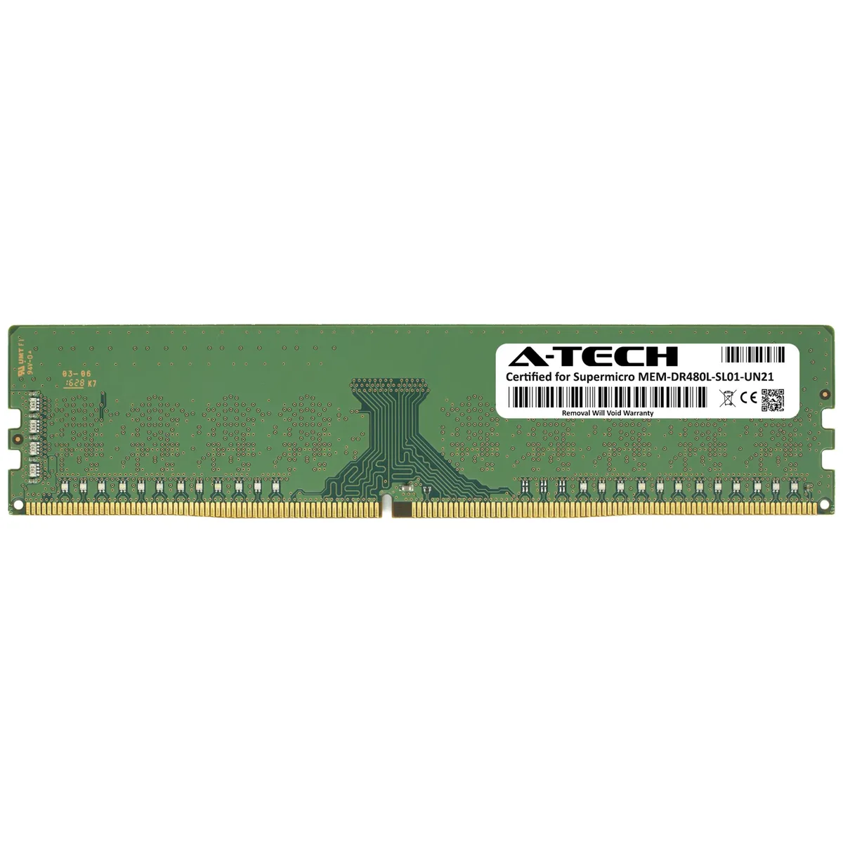 A-Tech A-Tech Supermicro Certified 8GB DDR4 2133 CL15 1Rx8 288-Pin Non-ECC Desktop RAM — product photo
