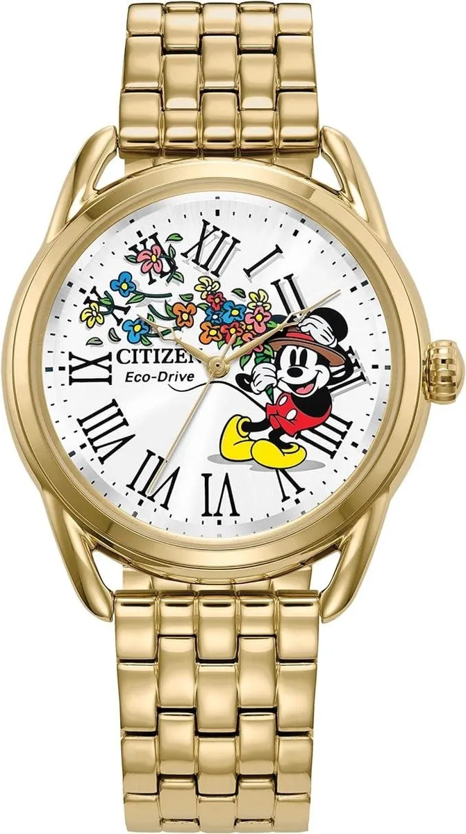 Citizen Citizen Disney Mickey Classic Inspired Gold-Tone Ladies Watch 36 mm — product photo