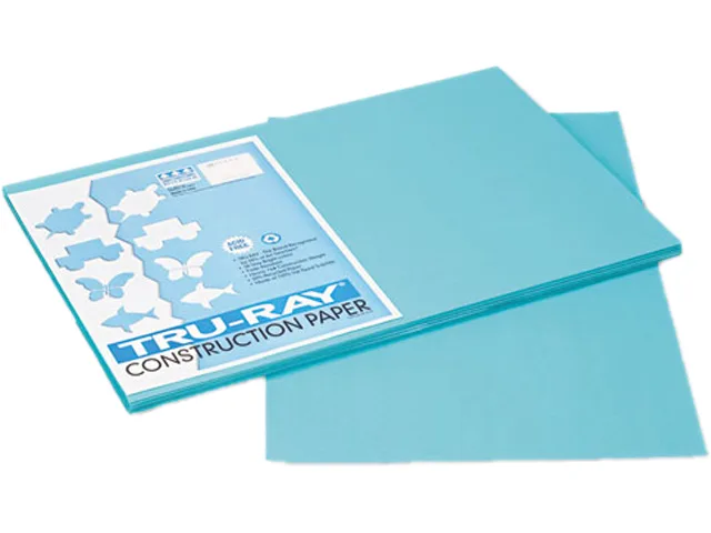 Pacon Pacon 103039 Tru-Ray Construction Paper 76 lb 12 x 18 Turquoise 50 Sheets — product photo