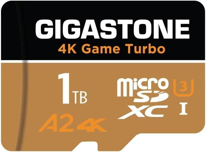 Gigastone Corporation Gigastone 4K Game Turbo 1TB microSDXC memory card 160/140 MB/s — product photo
