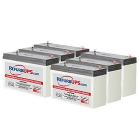 RefurbUPS RefurbUPS Liebert UPStation 1400 UD1400 UPS Replacement Battery Kit 6x 6V12A — product photo