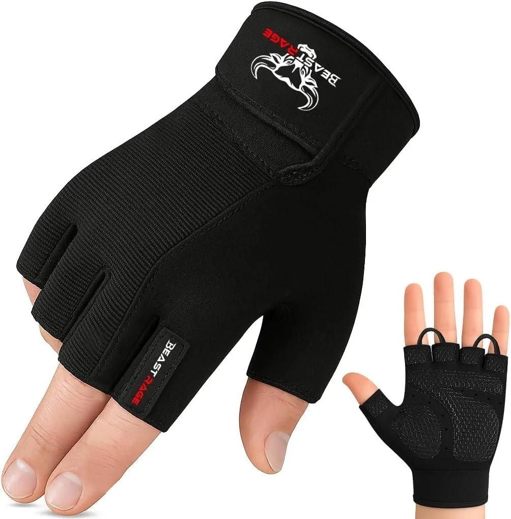 Vibe Gloves Size 8 Adult Female Jet Black 100% Acrylic — product photo