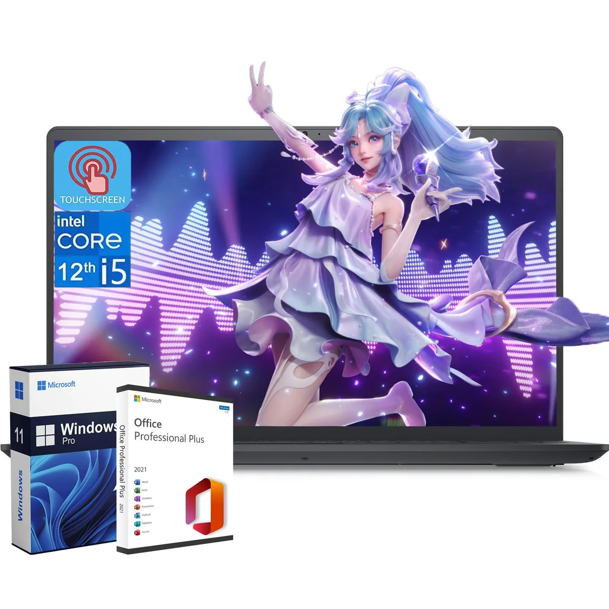 DELL DELL Inspiron 15 i5-1235U 16GB 512GB 15.6" FHD Touch Windows 11 Pro — product photo