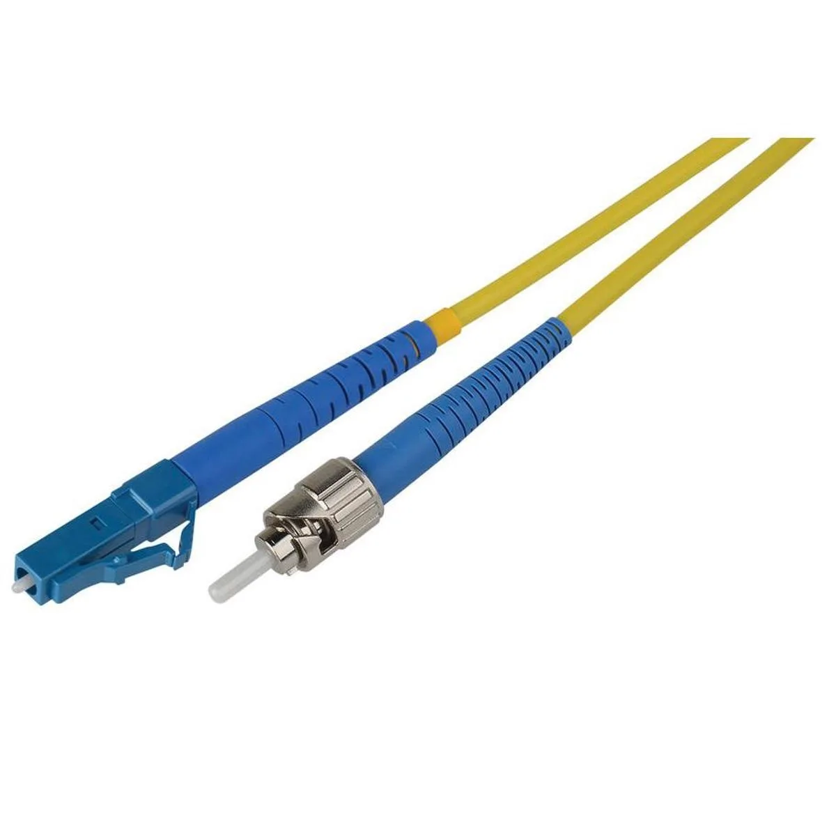 Camplex Camplex Singlemode Simplex LC to ST Fiber Optic Patch Cable 1' Yellow — product photo