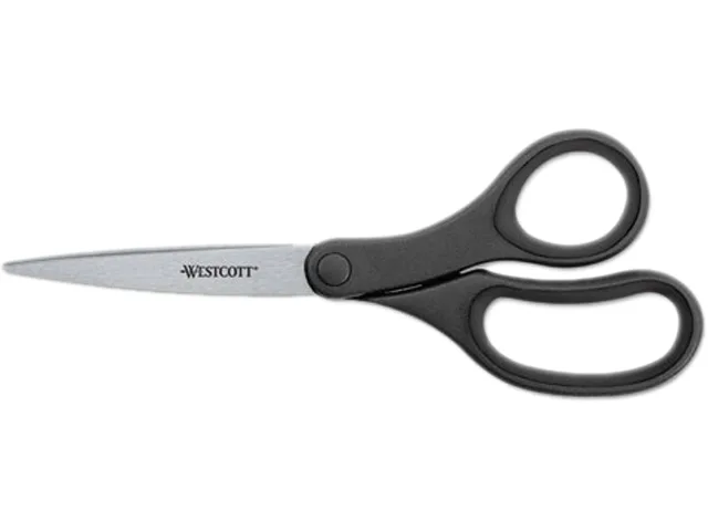 Acme United Acme United 15585 scissor 8 inch pointed black 3 pack — product photo