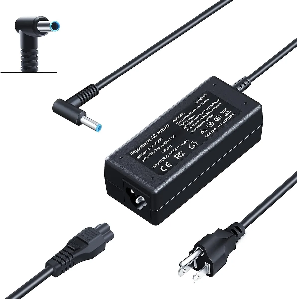 Kenuco Kenuco 65W 19.5V 3.33A AC Adapter Blue Tip — product photo