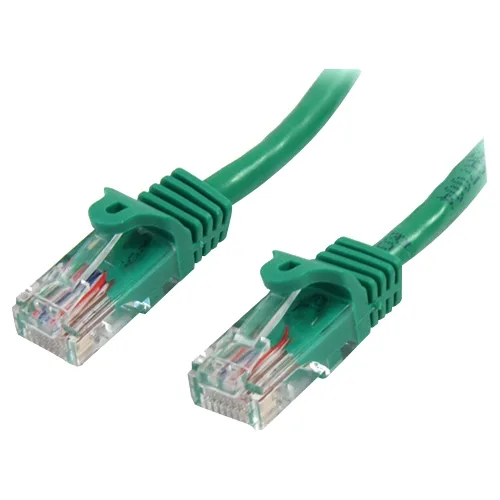 STARTECH STARTECH 45PATCH5GN 5 ft Cat 5E green network ethernet cable — product photo