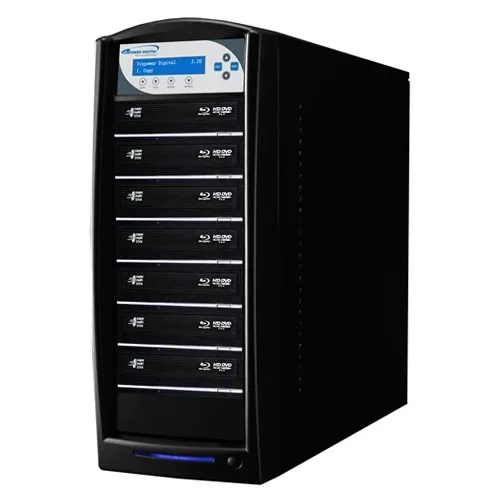 VinPower VinPower SharkBlu-S7T-XL-BK Blu-Ray DVD CD Duplicator 1 to 7 500GB HDD USB 3.0 128M Buffer — product photo
