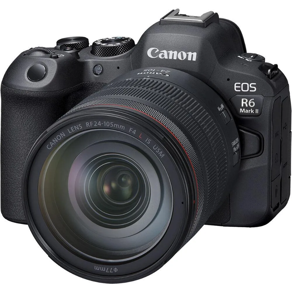 Canon International Canon EOS R6 Mark II 24-105mm f/4 Compact Mirrorless Camera — product photo