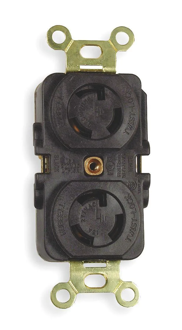 Hubbell Incorporated Hubbell Incorporated HBL4750 15A 277V Locking Receptacle video accessory — product photo