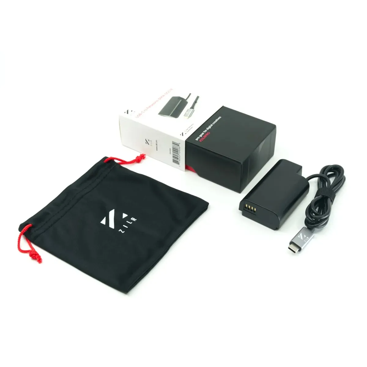 ZILR ZILR USB-C to Panasonic DMW-DCC16 Dummy Battery — product photo
