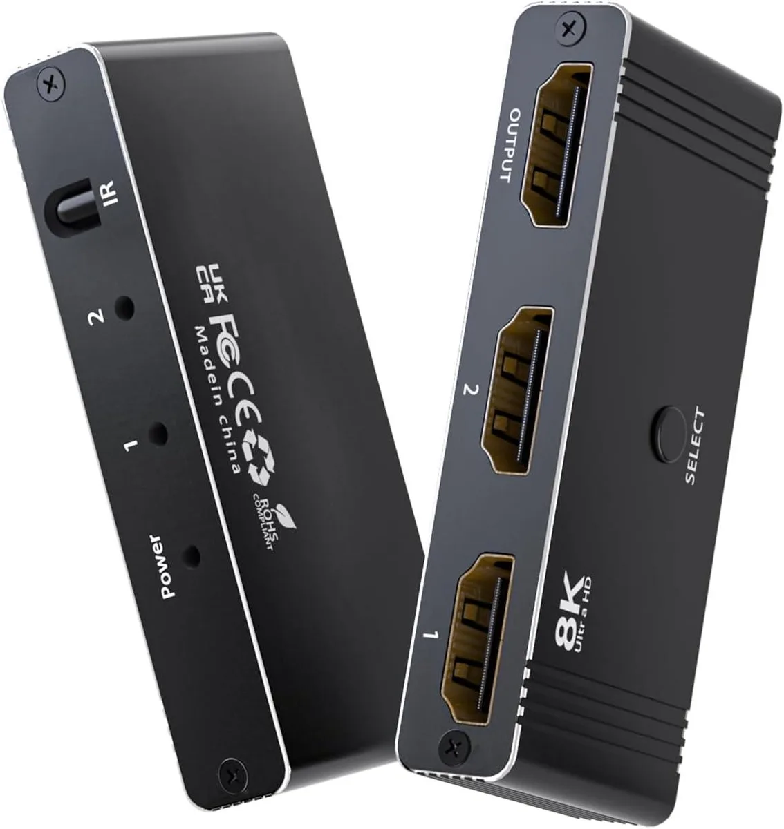 ESTONE ESTONE OZQ8AB3 8K 60Hz 4K 120Hz HDMI 2.1 Bi-Directional Video Switch — product photo
