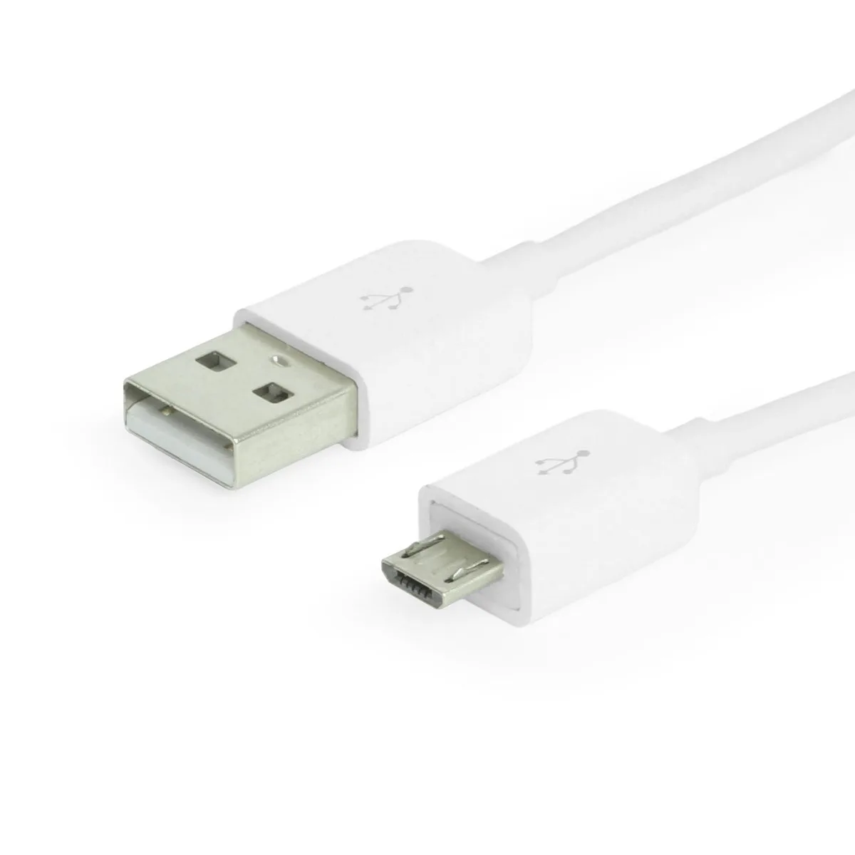 USBGear USBGear AMiB-6FT-WUF USB 2.0 Type-A to Micro-B Cable White 6ft — product photo