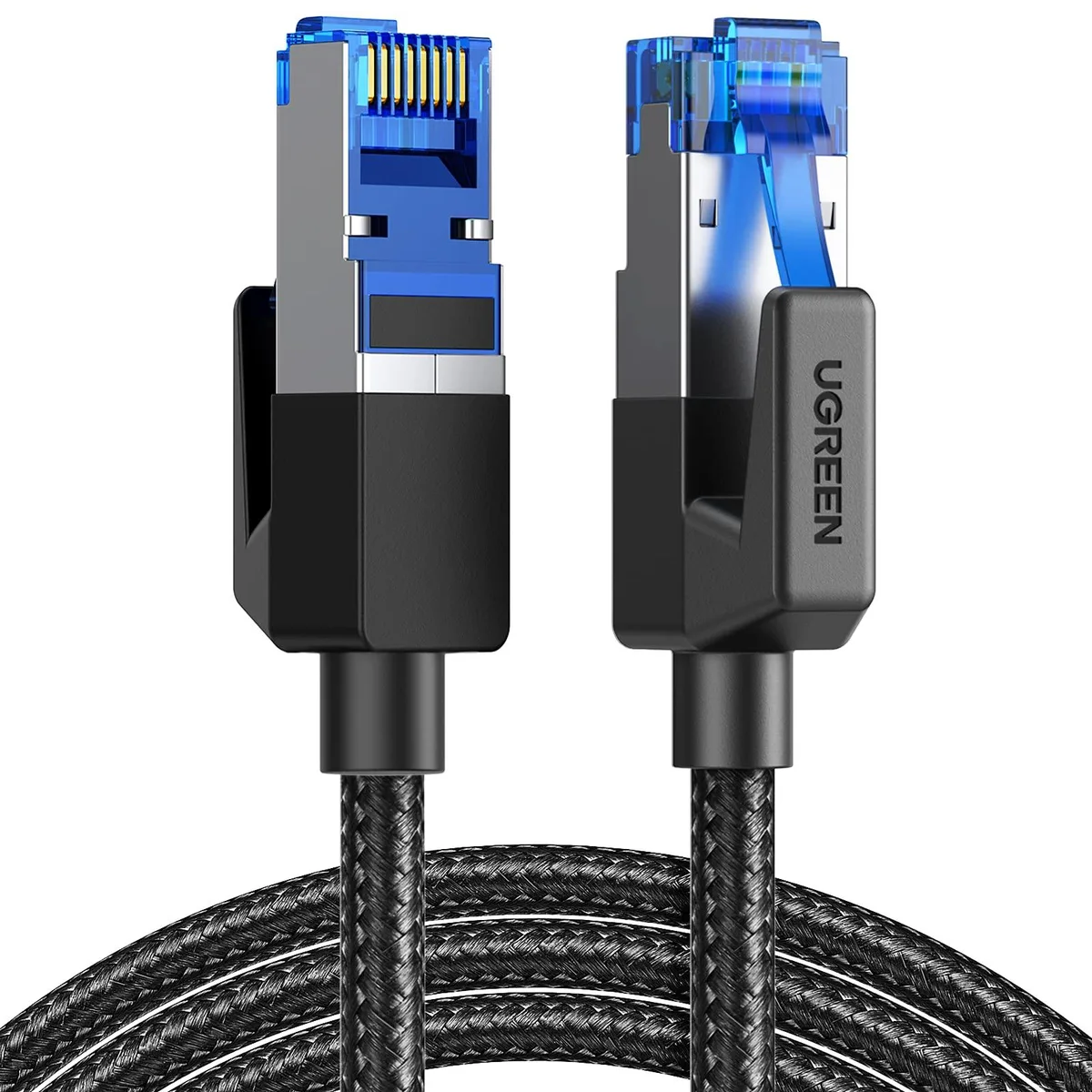Vszerda Vszerda Cat 8 Network Ethernet Cable 20FT 40Gbps 2000Mhz Braided Shielded — product photo