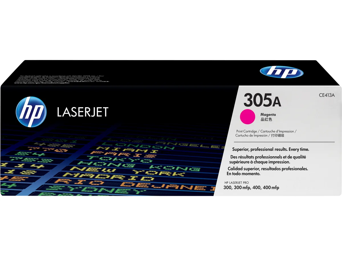 HP HP CE413A 305A Magenta Toner Cartridge 2600 Pages — product photo