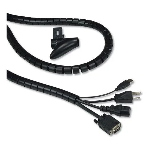 Innovera Innovera Cable Management Floor Sleeve 72" Black 39665 — product photo