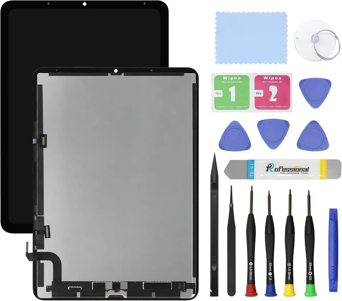 NUOLAISUN NUOLAISUN iPad Air 5 Screen Replacement 10.9" 2588 2589 2591 Black — product photo