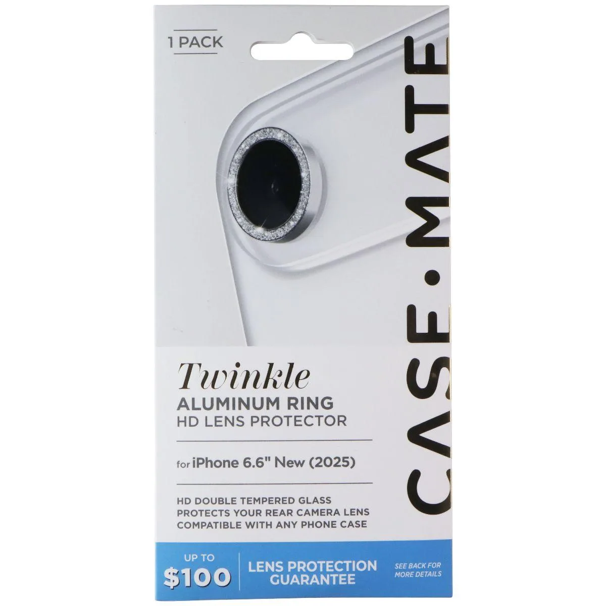 Case-Mate Case-Mate Aluminum Ring HD Lens Protector for iPhone 17 Air Twinkle — product photo