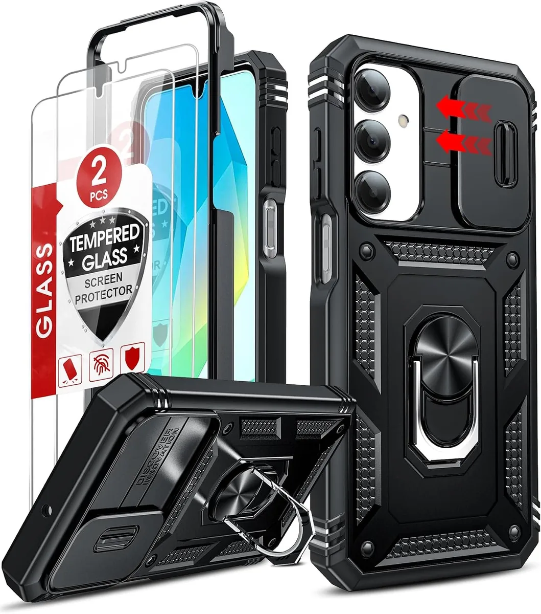 Transcend Transcend Galaxy A17/A16-5G Case Military-Grade Magnetic Stand Black — product photo