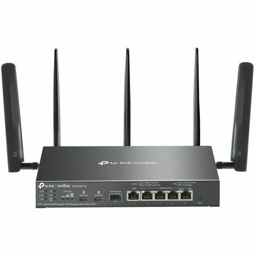 TP-Link TP-Link Omada ER706WP-4G AX3000 wireless router — product photo