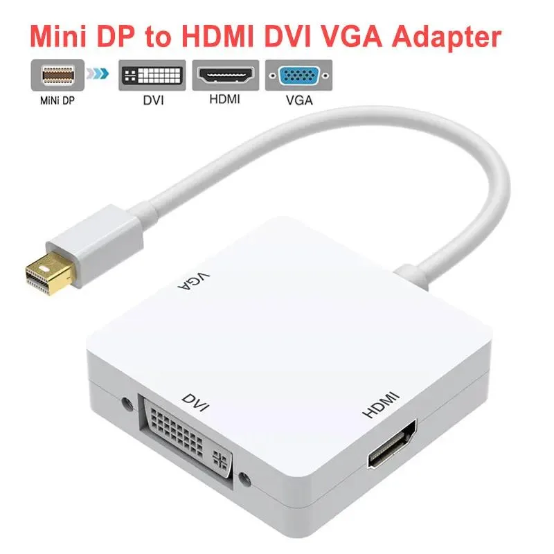 Hetai Tech Hetai Tech 3-in-1 Mini DP to DVI VGA Adapter Cable — product photo
