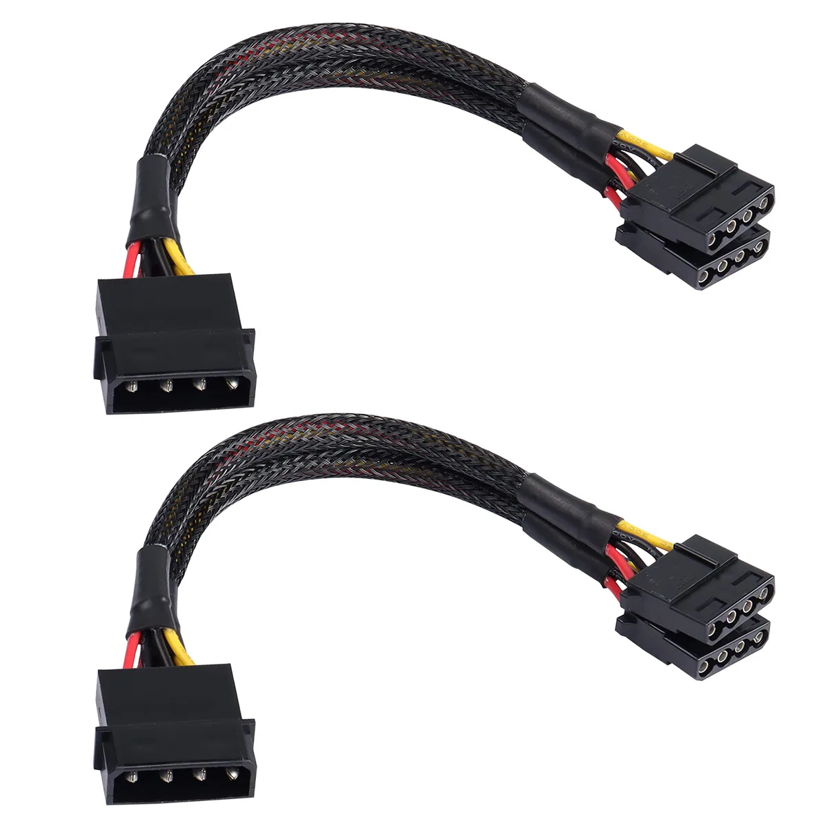 BUCIER BUCIER 4 Pin IDE Y Splitter Cable 23cm 2 pcs — product photo