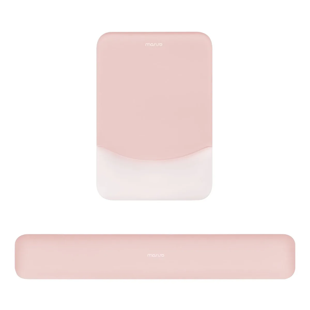  Keychron MO-MSKB-REGLR-CRVWRST-Rest-RQ Wrist Rest Set Baby Pink — product photo