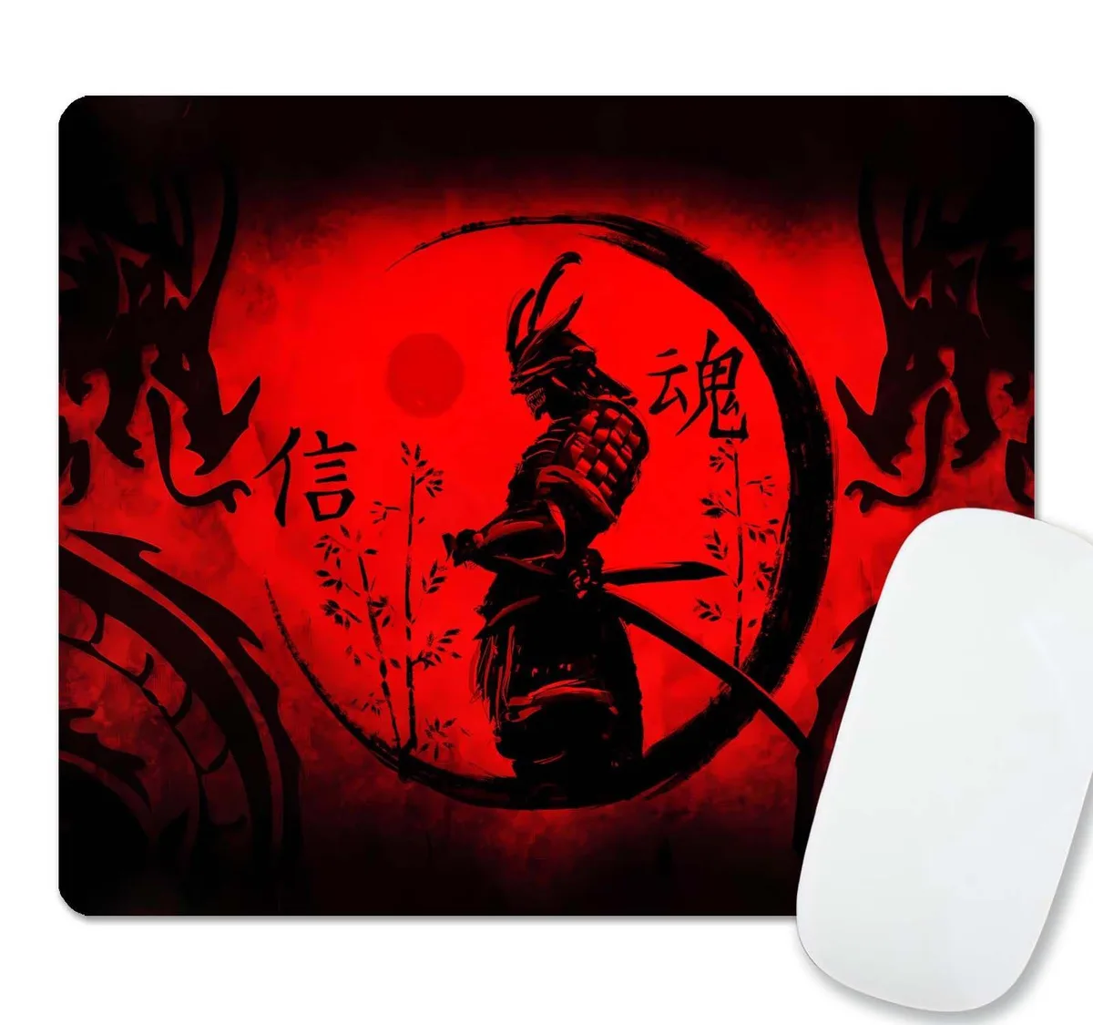  MOKAMOXI Kurosun Samurai Mouse Pad 9.5 x 7.9 in — product photo