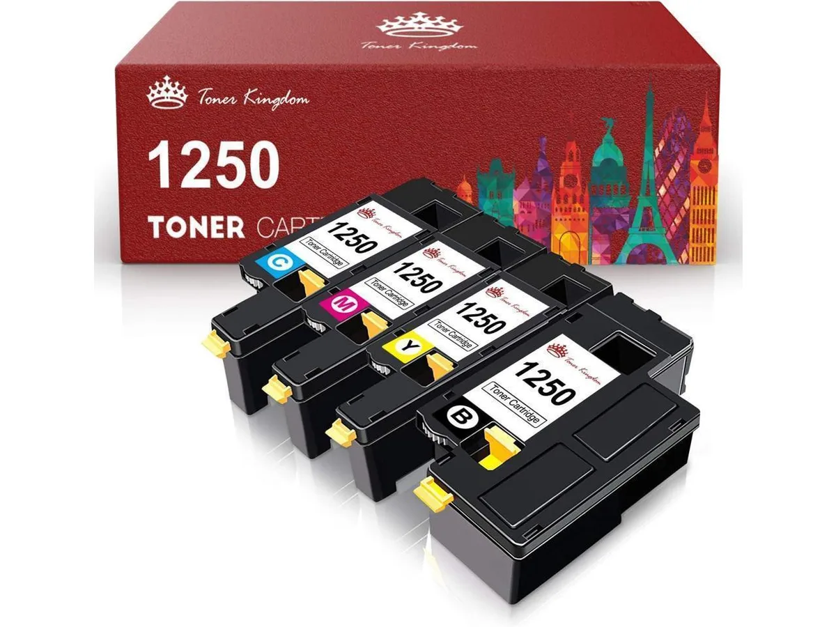 V4ink V4ink Dell 1250 4-Pack Toner Cartridges Black Cyan Magenta Yellow — product photo