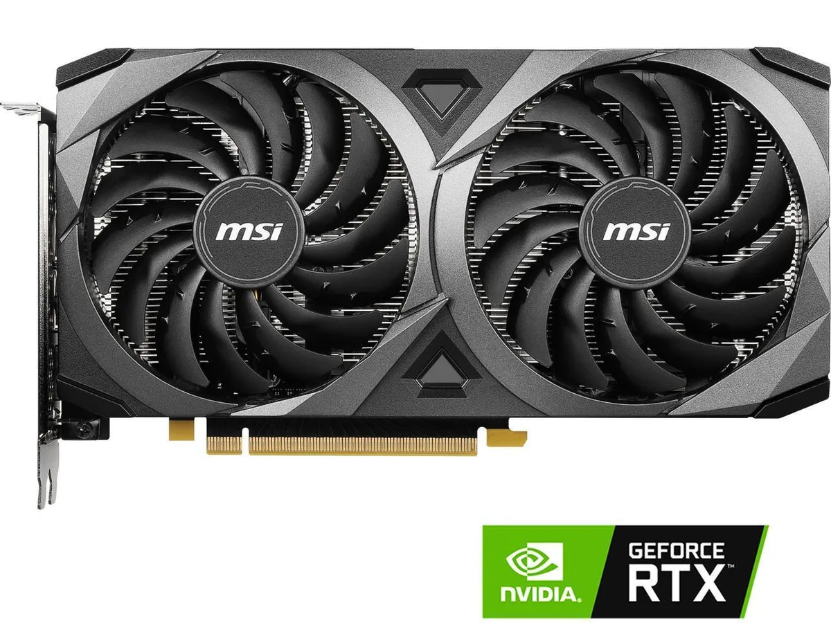 MSI MSI Ventus GeForce RTX 3060 Ti 8GB graphics card — product photo