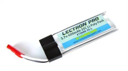 Common Sense RC Common Sense RC 1S600-35-L 3.7V 600mAh 35C LiPo battery accessory — product photo
