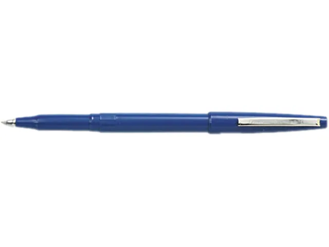 Pentel of America, Ltd. Pentel of America, Ltd. R100C pen, blue ink, medium, dozen — product photo