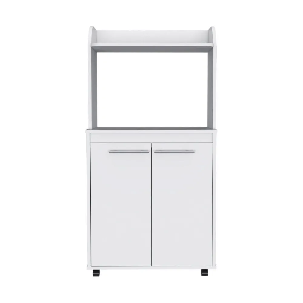FM FURNITURE FM FURNITURE Rockford Kitchen Cart White FM6769MLB — product photo