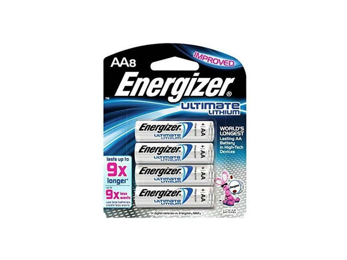 ENERGIZER ENERGIZER L91SBP8 AA Lithium 8-pack 1700 mAh 1.5 V — product photo