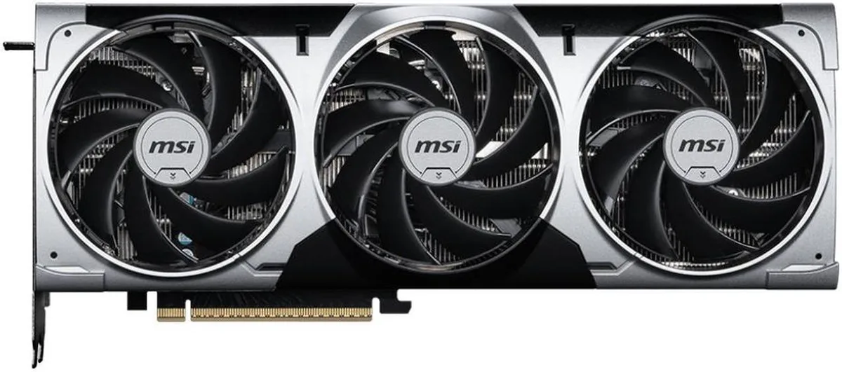 MSI MSI Ventus GeForce RTX 5080 16GB GDDR7 PCI Express 5.0 3X OC Plus graphics card — product photo