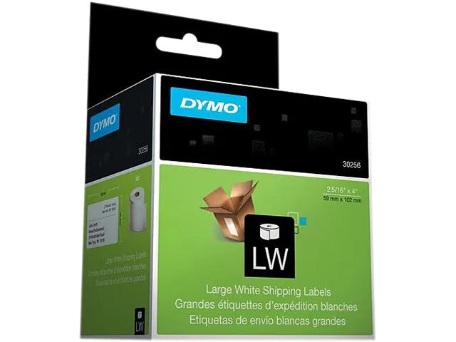 DYMO DYMO 30256 2.31" x 4" Direct Thermal Labels 300/Roll pos accessory — product photo